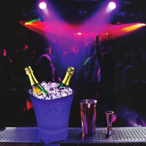 pojemnik wiaderko na lód rgb z oświetleniem led cooler 5l głośnik bluetooth na Arena.pl