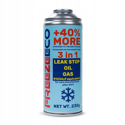 ZESTAW DO NABIJANIA Klimatyzacji 3w1 Czynnik R1234yf Olej Uszczelniacz +40% na Arena.pl