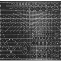 Mata do cięcia samogojąca A2 45x60cm modelarska dwustronna czarna
