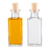 Butelka QUADRA 100 ml z korkiem na nalewki wesele sok