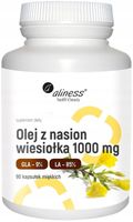 ALINESS OLEJ Z NASION WIESIOŁKA 1000mg 90kaps Bóle reumatyczne Odchudzanie
