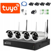 Zestaw do monitoringu 4 kamery Wi-Fi 5MPx