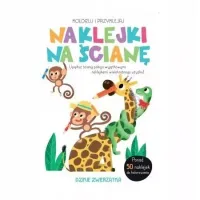 Naklejki na ścianę Dzikie Zwierzątka Koloruj