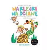 Naklejki na ścianę Dzikie Zwierzątka Koloruj