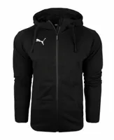 2950 BLUZA MĘSKA PUMA ROZPINANA Z KAPTUREM BAWEŁNIANA CZARNA SPORTOWA XL