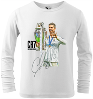 Koszulka z długim rękawem - Cristiano Ronaldo z autografem
