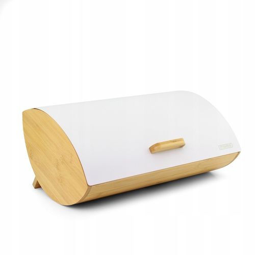 DUŻY CHLEBAK DREWNIANY METALOWY PROMIS POJEMNIK NA PIECZYWO CHLEB na Arena.pl