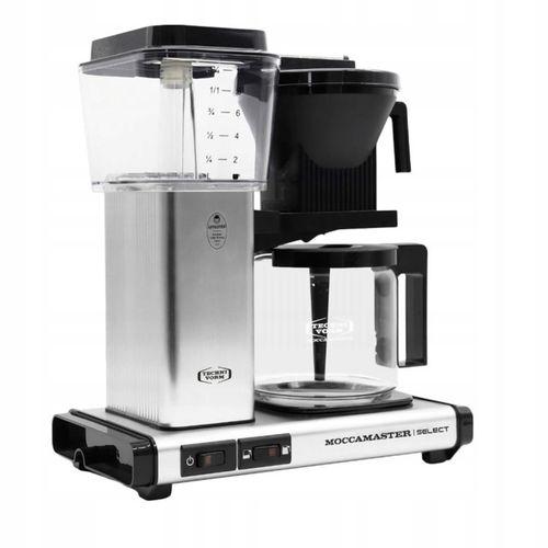 Ekspres przelewowy do kawy Moccamaster KBG 741 Select 1,25L Dzbanek Srebrny na Arena.pl
