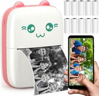 APARAT NATYCHMIASTOWY DRUKARKA DO ZDJĘĆ DRUKUŚ DLA DZIECI ZESTAW 11 ROLEK
