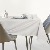Obrus Plamoodporny GAIA 110x160 Owal Kremowy AmeliaHome