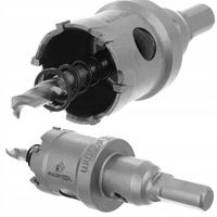 WIERTŁO DO METALU OTWORNICA KORONKA WIDIOWA INOX STAL 30MM WĘGLIK SPIEKANY