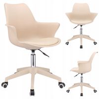 KRZESŁO biurowe na kółkach OBROTOWE biurka fotel INEZ profilowany