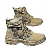 BUTY TREKKINGOWE TAKTYCZNE WOJSKOWE MILITARNE WODOODPORNE TRAPERY MORO R.42
