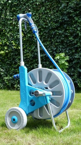 WÓZEK ALU WĄŻ OGRODOWY 6-WARSTWOWY NIESKRĘCAJĄCY SIĘ 1/2" 50 M BEST POLSKA na Arena.pl