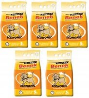 Super Benek Economic 25L 5x5L Żwirek dla Kota Bentonit do Kuwety dla