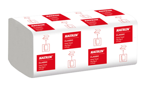 RĘCZNIK PAPIEROWY ZZ KATRIN CLASSIC SKŁADANY 2 WARSTWOWY 800 LISTKÓW na Arena.pl