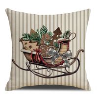 poszewka na poduszkę 45 x 45 cm motyw świąteczny boho pod209