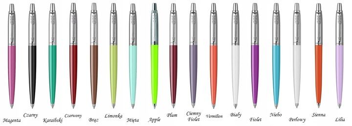 Długopis Parker Jotter ORYGINALNY GRAWER PREZENT WKŁADY CZARNE ŻEL GRATIS zdjęcie 5