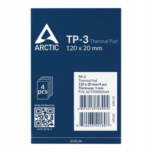 ARCTIC THERMAL PAD 120x20x1mm termopad 4szt na Arena.pl