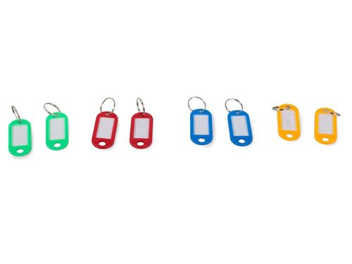ZAWIESZKA DO KLUCZY BRELOK IDENTYFIKATOR 100 SZT na Arena.pl