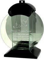 ZNICZ SZKLANY grawer PIERWSZA ROCZNICA ŚMIERCI