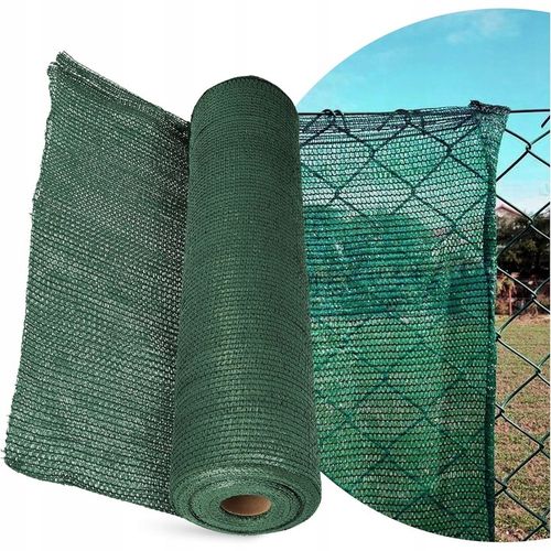 SIATKA CIENIUJĄCA 1,5x25m MASKUJĄCA 95% OSŁONA MATA NA OGRODZENIE PŁOT na Arena.pl