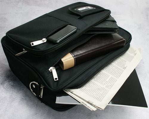 torba męska do pracy a4 bellugio - czarna na Arena.pl