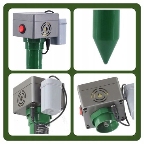 ODSTRASZACZ KUN MYSZY SZCZURÓW GRYZONI NA BATERIE WIBRACJE DO OGRODU na Arena.pl