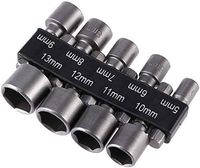 zestaw kluczy nasadowych 5-13 mm 9szt adapter