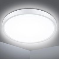Defurhome 18W LED płaska lampa sufitowa 1500LM Ø 22cm biała