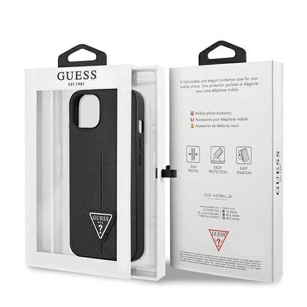 Etui Guess do iPhone 15 Plus, iPhone 14 Plus, Czarny zdjęcie 8