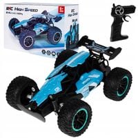 SAMOCHÓD WYŚCIGOWY STEROWANY PILOTEM RC MOCNY NAPĘD OŚWIETLENIE LED AUTO