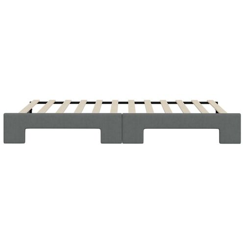 Leżanka rozsuwana, ciemnoszara, 80x200 cm, tkanina na Arena.pl