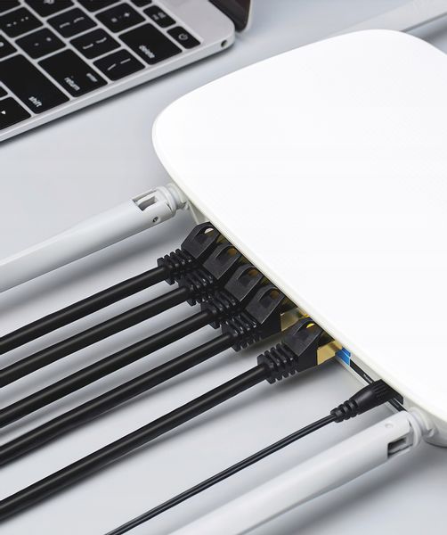 Gamingowy KABEL SIECIOWY LAN PATCHCORD KAT 7 5m HQ zdjęcie 4