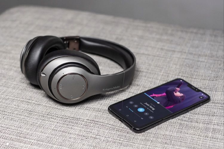 Białe słuchawki BEZPRZEWODOWE Bluetooth mikrofon zdjęcie 12