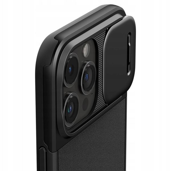 SPIGEN OPTIK ARMOR MAG MAGSAFE IPHONE 16 PRO BLACK zdjęcie 2