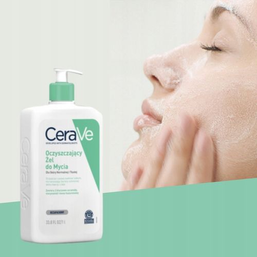 CeraVe Żel Oczyszczający do Mycia Dla Skóry Normalnej i Tłustej 1l na Arena.pl