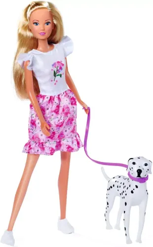 Lalka 29cm Steffi Akc Na Spacerze z Psem Wb na Arena.pl