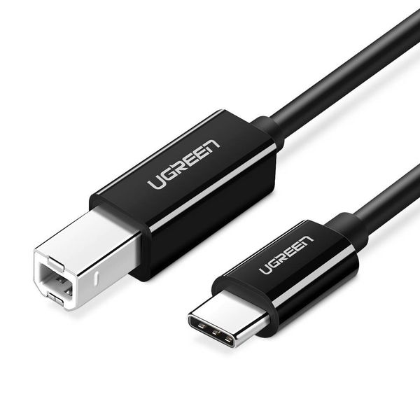 Kabel USB 2.0 C-B UGREEN US241 do drukarki 2m (czarny) zdjęcie 1