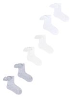 Skarpety dziewczęce ażurowe ze skrzydełkami anioła 3PAK 27-30 YOCLUB