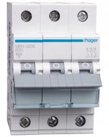 HAGER Wyłącznik nadprądowy 3P B20A 6kA AC MBN320E