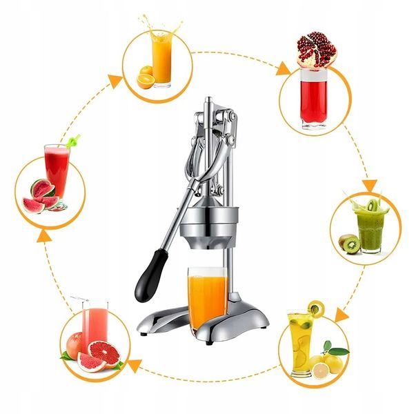 Wyciskarka do Cytrusów Ręczna do Soków Profesjonalna Stalowa Wyciskacz zdjęcie 2