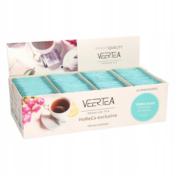 Herbata Yerba Mate & Grapefruit VEERTEA 100szt zdjęcie 1