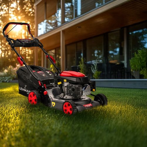 KOSIARKA SPALINOWA LEHMANN 44CM NAPĘD POTĘŻNA SILNIK 146CC MULCZOWANIE na Arena.pl