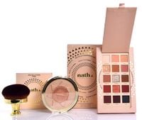 ZESTAW KOSMETYKÓW DO MAKIJAŻU + PĘDZEL DLA KOBIETY DZIEWCZYNY REVOLUTION