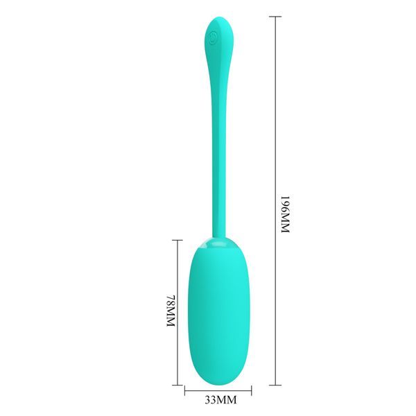 Pretty Love - Julius Egg Green 12 Function Vibrations zdjęcie 10