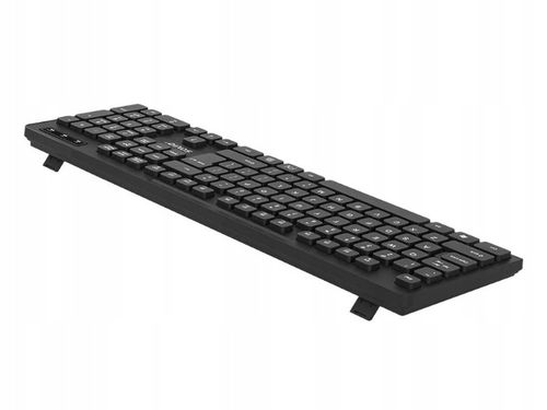Klawiatura bezprzewodowa Savio KB-02 Odbiornik USB 2,4 GHz czarna na Arena.pl