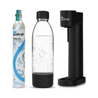 Saturator DAFI PushAir z nabojem CO2 + butelka 0,7 - czarny