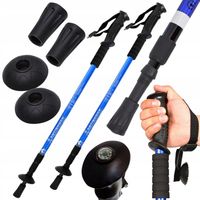 KIJKI NORDIC walking SKŁADANE KIJE TREKKINGOWE ZESTAW 2szt WYGODNE