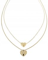 3850b Złoty łańcuszek 43+5 naszyjnik stal chirurgiczna celebrytka serce